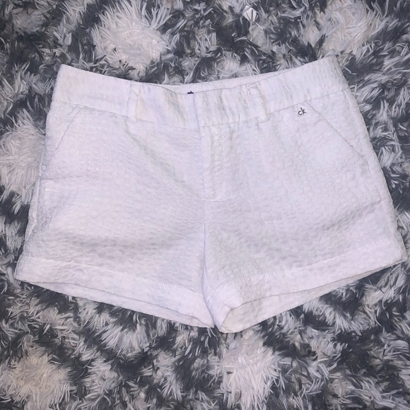 Calvin Klein Pants - Calvin Klein short white for women's